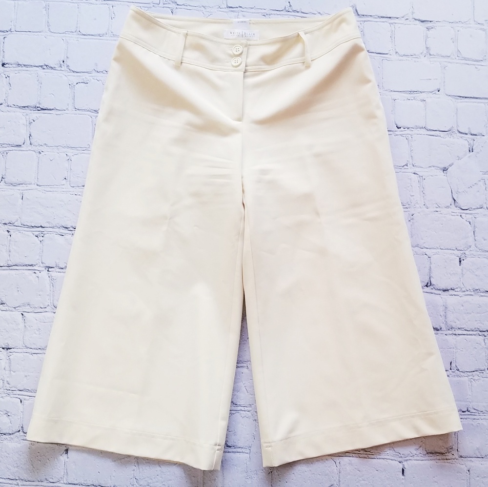 White House Black Market Drape Culotte Pants Sz 4